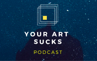 Your Art Sucks podcast logo