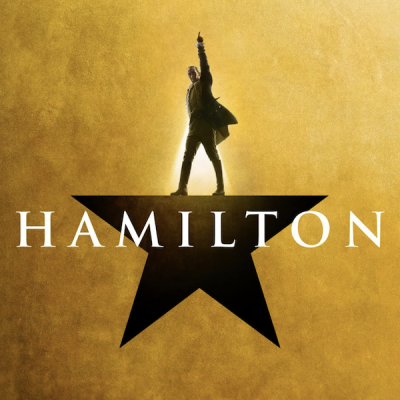 Promotional poster for Hamilton