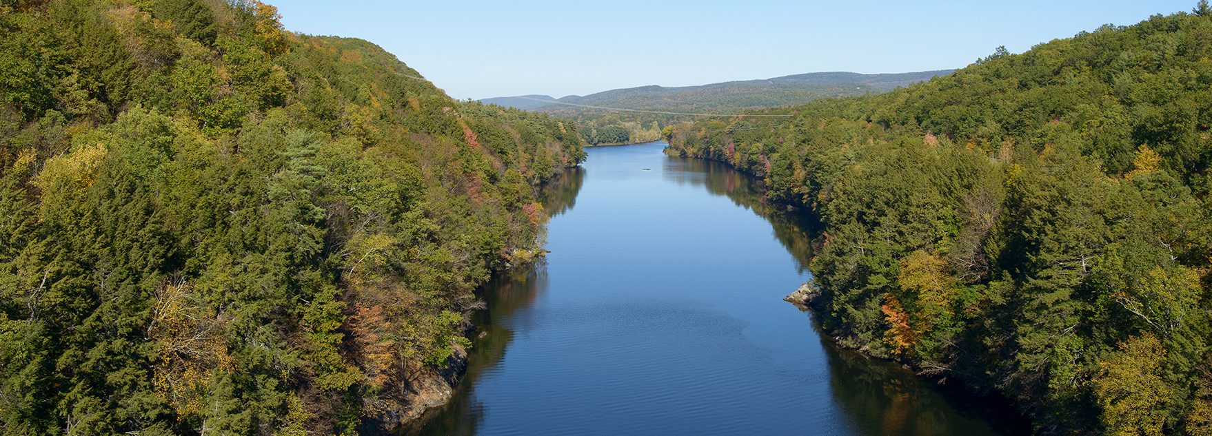 A photograph of the Connecticut river